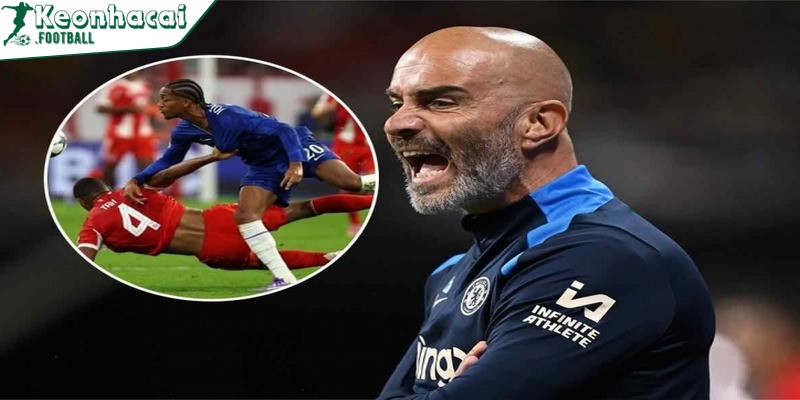 HLV Enzo Maresca chỉ trích trọng tài, yêu cầu thẻ đỏ cho Jonathan Tah 2 Chelsea thất bại, nhưng tâm điểm nằm ở pha bóng của Jonathan Tah